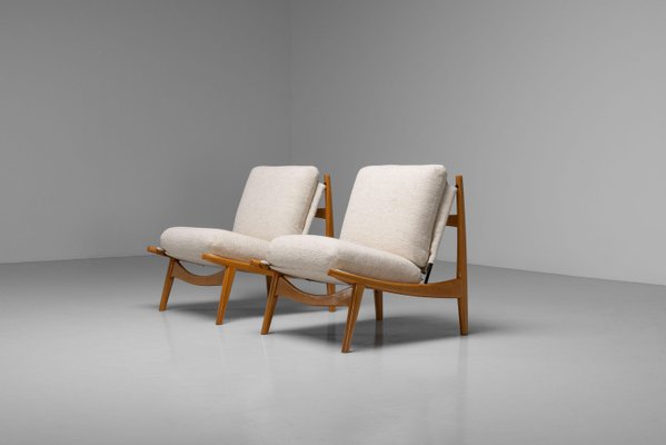 Set of 790 Lounge Chairs by Joseph André Motte for Steiner, France