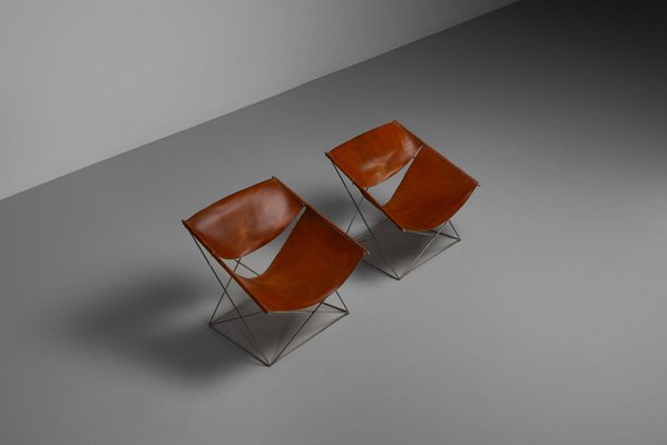 Set of F675 Butterfly Chairs by Pierre Paulin for Artifort Set of F675 Butterfly Chairs by Pierre Paulin for Artifort