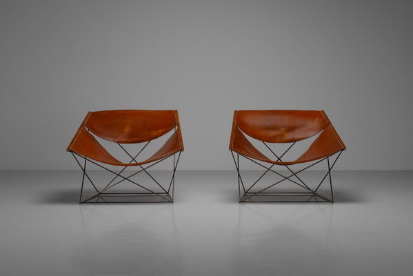 Set of F675 Butterfly Chairs by Pierre Paulin for Artifort