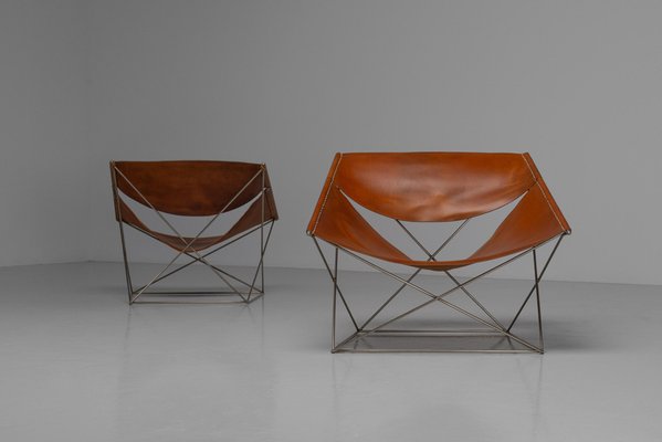 Set of F675 Butterfly Chairs by Pierre Paulin for Artifort