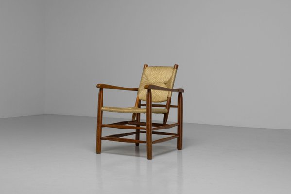 Poltrona modello 21 di Charlotte Perriand per Steph Simon, 1950 in