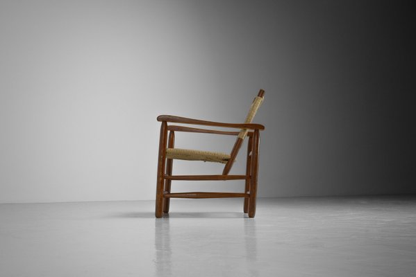 Poltrona modello 21 di Charlotte Perriand per Steph Simon, 1950 in