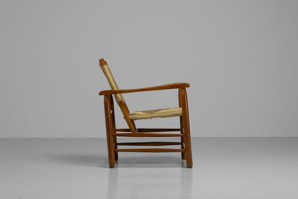 Poltrona modello 21 di Charlotte Perriand per Steph Simon, 1950 in
