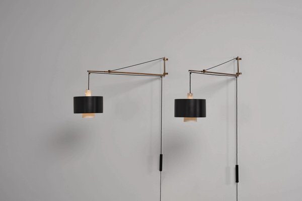 Italian Model 2061 Wall Lamps by Gaetano Sciolari for Stilnovo