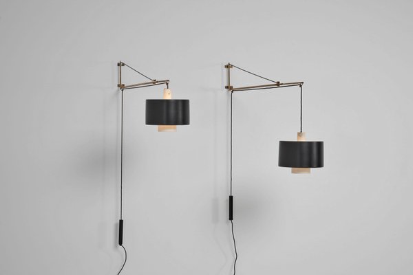 Italian Model 2061 Wall Lamps by Gaetano Sciolari for Stilnovo