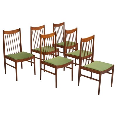 Teak Dining Chairs Model 422 attributed to Arne Vodder for Sibast