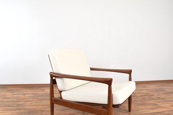 Mid Century Oak Kolding Armchairs by Erik Worts for Ikea 1960s Set of 2 for sale at Pamono