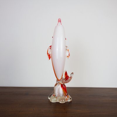 Vintage Murano Glass Fish, Italy, 1950s, Set of 2 for sale at Pamono