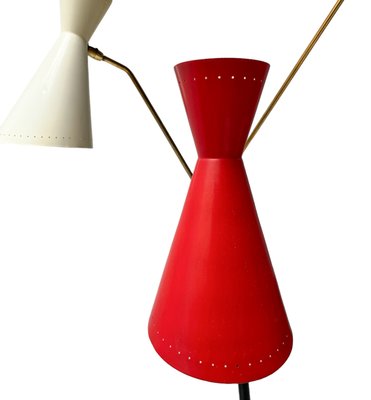 Mid-Century Modern Triënnale Floor Lamp by J.J.M. Hoogervorst for