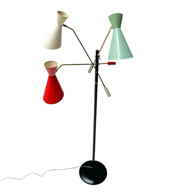 Mid-Century Modern Triënnale Floor Lamp by J.J.M.
