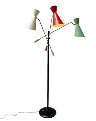 Mid-Century Modern Triënnale Floor Lamp by J.J.M. Hoogervorst for