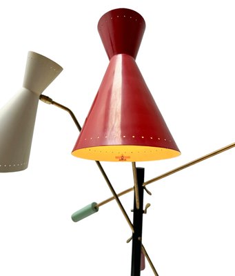 Mid-Century Modern Triënnale Floor Lamp by J.J.M. Hoogervorst for