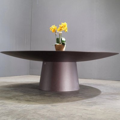 Emmemobili Ufo Dining Table with Embedded Lazy Susan by Ferruccio
