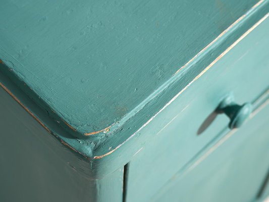 Antique Emerald Green Dresser, 1920s for sale at Pamono