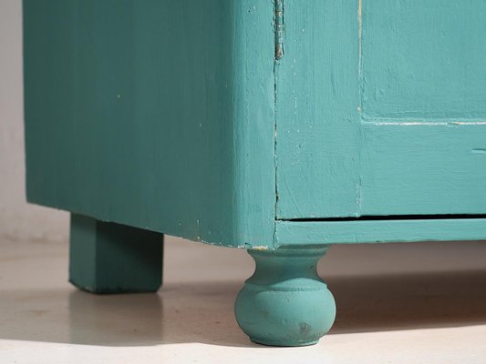 Antique Emerald Green Dresser, 1920s for sale at Pamono