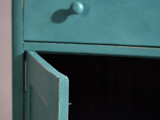 Antique Emerald Green Dresser, 1920s for sale at Pamono