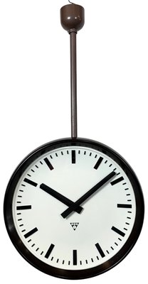 貴重！50'S PRAGOTRON doublesidedclock 44cm