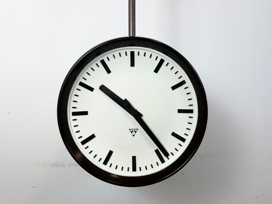 貴重！50'S PRAGOTRON doublesidedclock 44cm