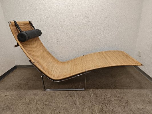 PK24 Chaise Lounge by Poul Kjaerholm for Fritz Hansen 1998 Set of 3 for sale at Pamono