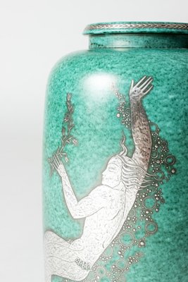 Argenta Vase by Wilhelm Kåge for Gustavsberg, 1940s for sale at Pamono