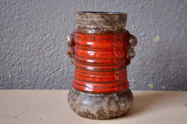 【東ドイツ Strehlaの花瓶】Fat Lava 284 FAT LAVA Strehla 東ドイツ Strehlaの花瓶】Fat Lava 284