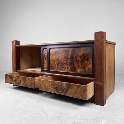 Japanese Jibukuro Tokonoma Low Cabinet, 1920s for sale at Pamono