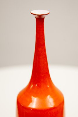 Vaso Grande Paul Nail Modello Fiona: Arancione, Lavabile In Lavastoviglie, H 30 Cm