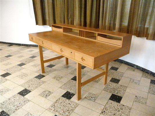 Danish Flip-Top Partner Desk by Jens Quistgaard for Løvig, 1960s