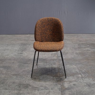 Gubi Beetle Dining Chairs attributed to Gamfratesi Upholstered with Ria by Kvadrat Raf Simons for sale at Pamono