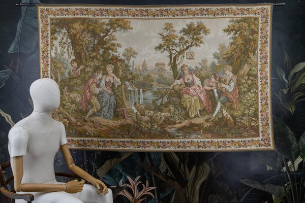 Arazzo sole anni '70: arazzo retrò da parete, decorazione per dormitorio