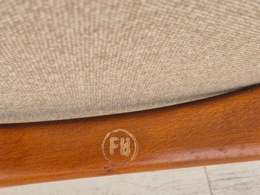 Vintage Danish Chair by Alf Svensson for Fritz Hansen, 1960s