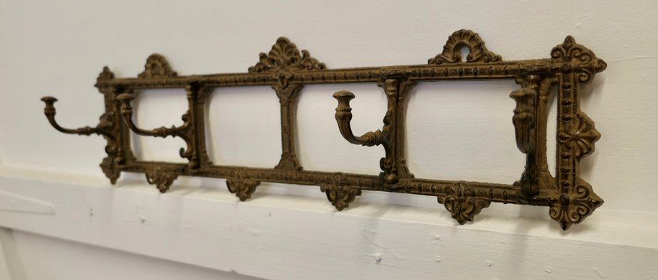 French Folding Coat Hook Rack 1930s for sale at Pamono