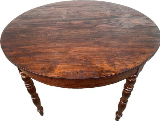 Antique Round Table, 1890s for sale at Pamono