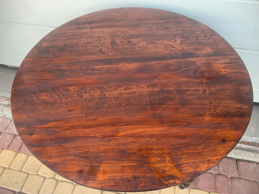 Antique Round Table, 1890s for sale at Pamono