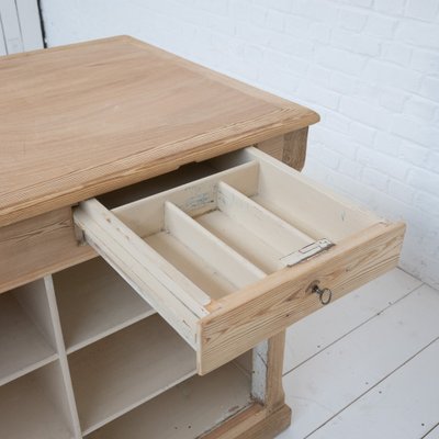 Wooden Trading Counter, France, 1930s for sale at Pamono