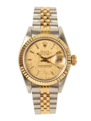 Rolex oyster perpetual gold silver hotsell