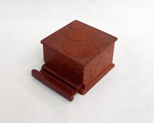 bakelite cigarette box Art Deco Cigarette Dispenser Box in Bakelite 1930s for sale at Pamono