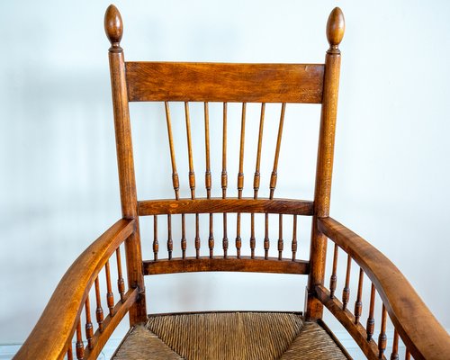 Arts & Crafts Sussex Chair attributed to William Birch & E G