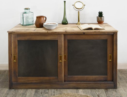 Small Sideboard with Sliding Door 1950s for sale at Pamono