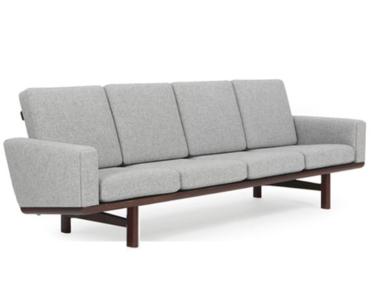 Ge 236 Large Wooden Sofa By Hans J Wegner For Getama 1958 Ge 236 Large Wooden Sofa By Hans J Wegner For Getama 1958