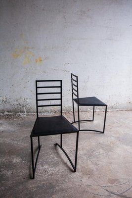 Vintage Dining Chair in Metal for sale at Pamono