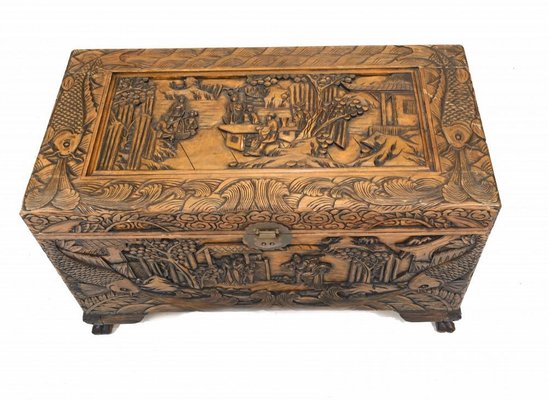 Antique Camphor Box, 1930 for sale at Pamono