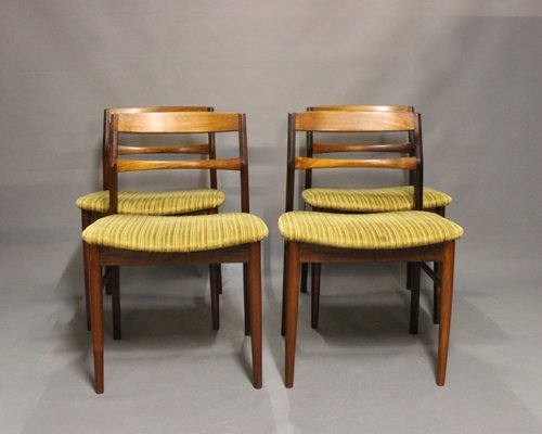 Rosewood Dining Chairs by Arne Vodder, 1960s, Set of 4 Rosewood Dining Chairs by Arne Vodder, 1960s, Set of 4