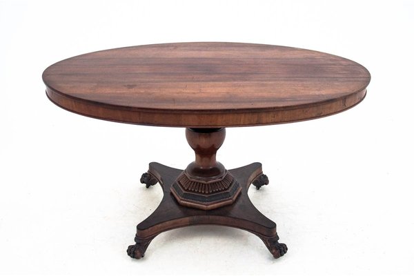 Antique Mahogany Dining Table 1880s, Antique Circular Mahogany Dining Table