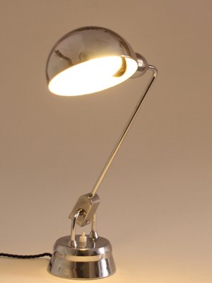 Model 600 Chrome Lamp by Charlotte Perriand for Jumo, 1940s for 