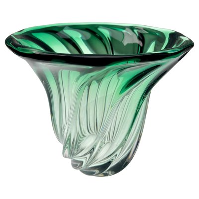 【美品】val saint lambert Aberdeen VASE 花瓶 Val Saint Lambert Aberdeen cranberry cut glass vase