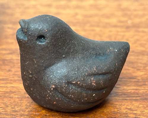 Deutsche Mid-Century Studio Pottery Vogelfiguren von G