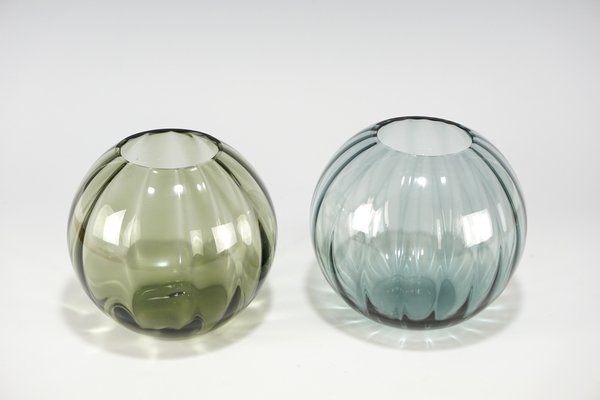 Tourmaline Series Ball Vases by Wilhelm Wagenfeld for WMF, 1960s