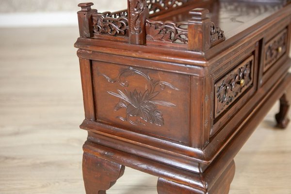 Antique Japanese Cabinet in Exotic Wood for sale at Pamono