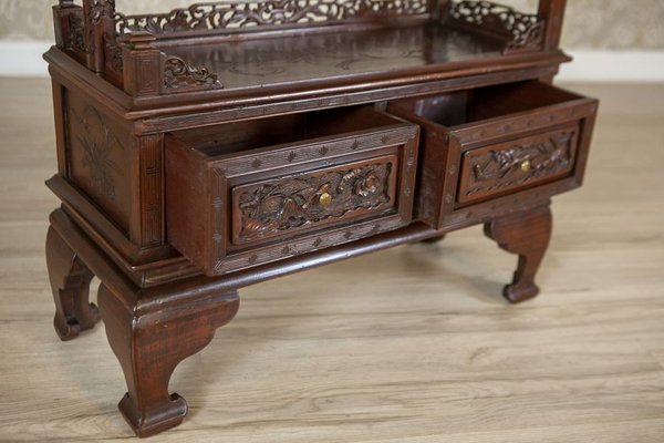 Antique Japanese Cabinet in Exotic Wood for sale at Pamono